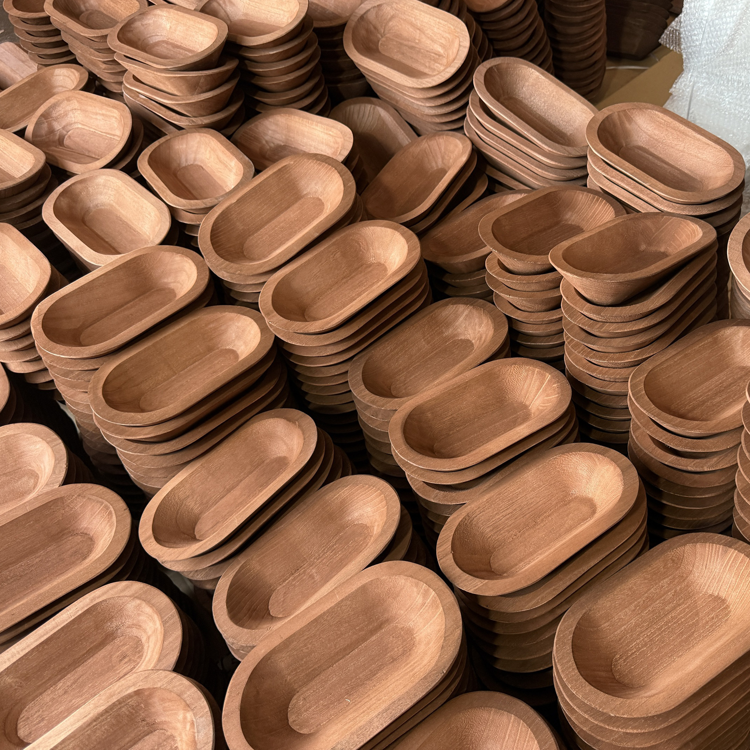 Hand-carved wooden bowls