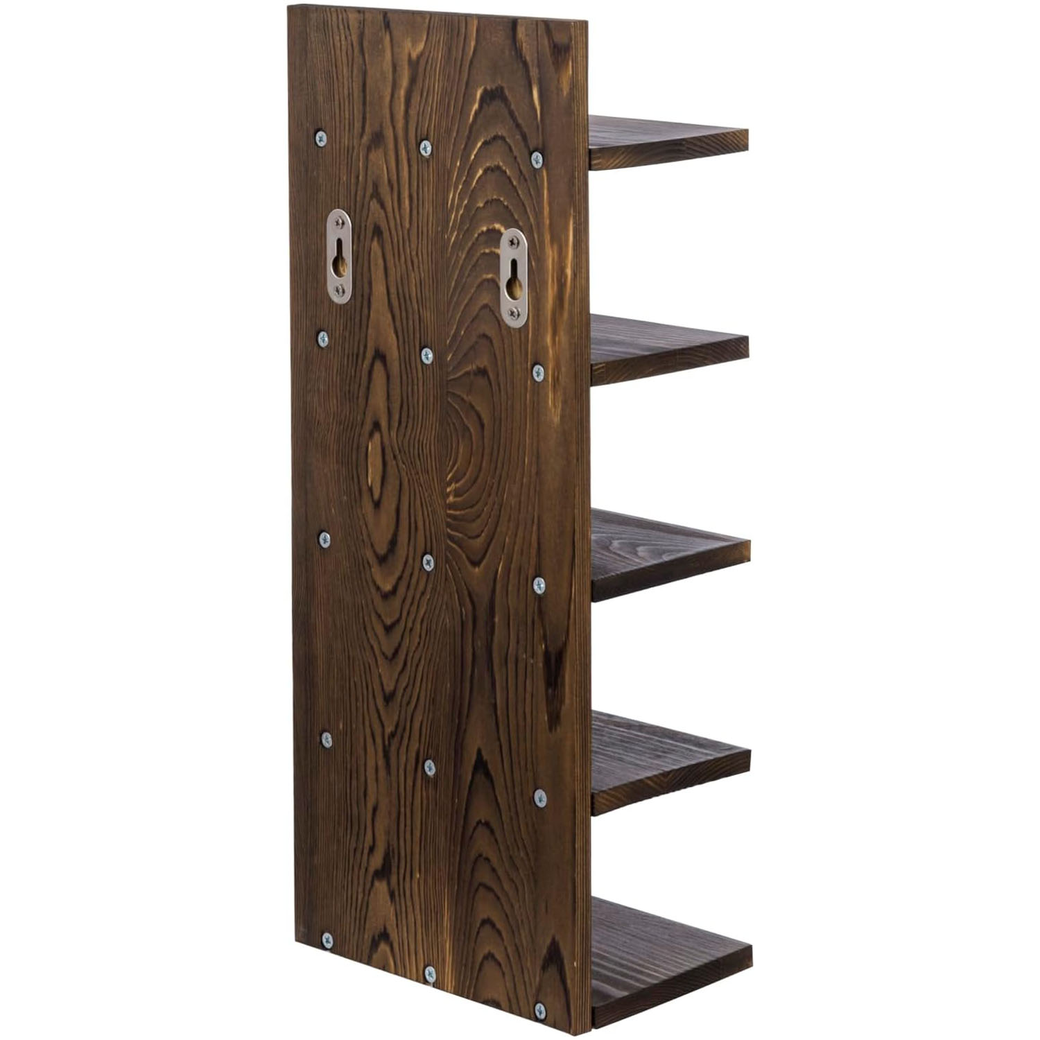 Rustic Wood Sunglasses Display Stand for Retail - 5-Tier Store Merchandiser & Home Organizer - Image 7