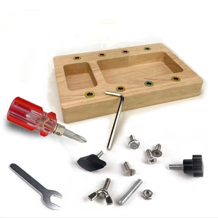Fine Motor Skills Toys Wooden Montessori Toys for 3 4 5 Year Old Sensory Educational Montessori Wooden toy Montessori Screwdriver Board Set - Image 3