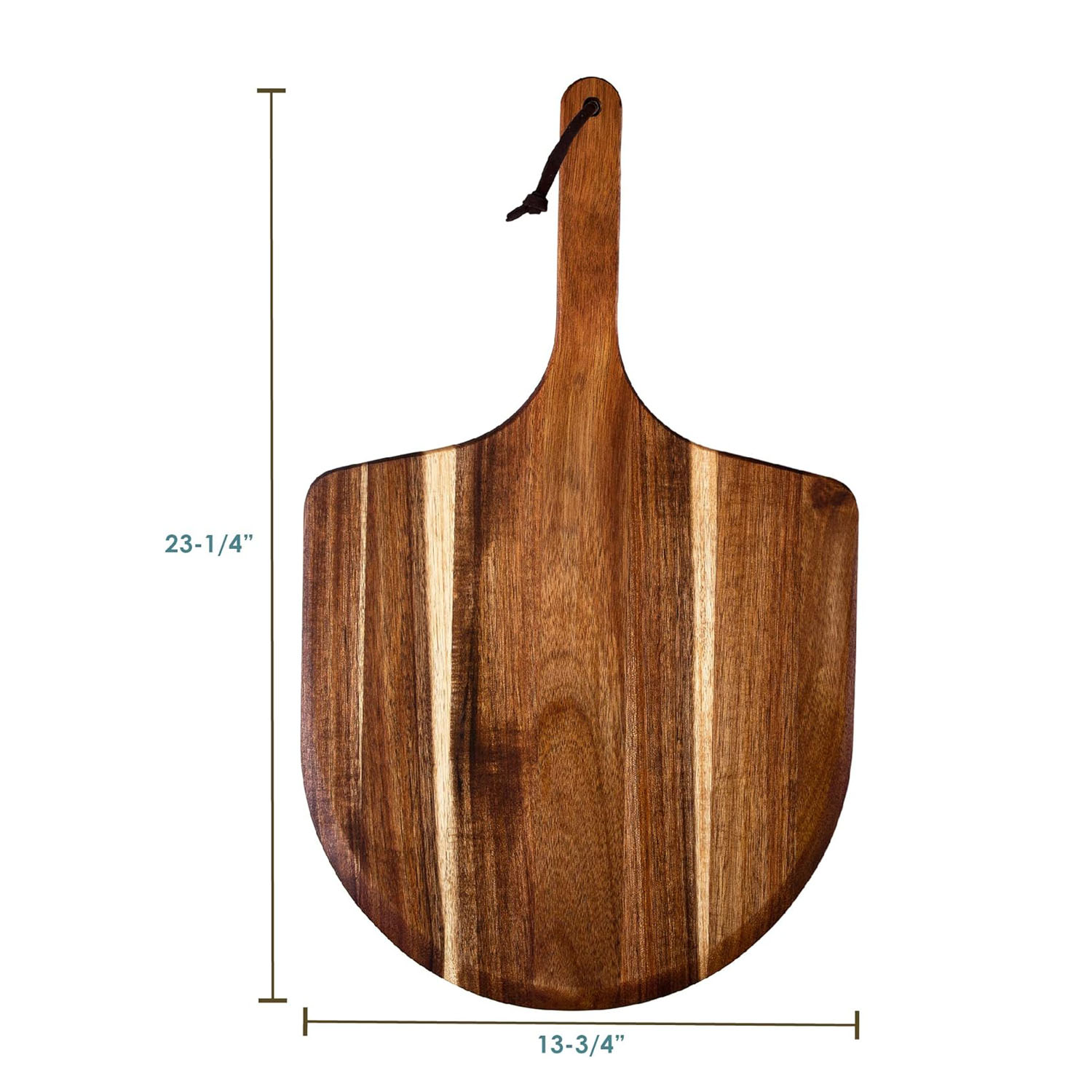 Acacia Wood Pizza Peel Wooden Pizza Paddle with Handle Pizza Board Accessories for Oven Pizza Peel 13.75" - Image 4