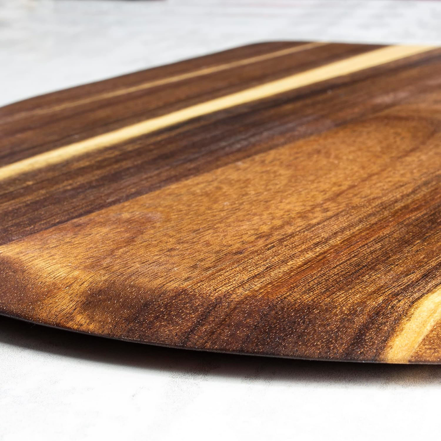 Acacia Wood Pizza Peel Wooden Pizza Paddle with Handle Pizza Board Accessories for Oven Pizza Peel 13.75" - Image 5