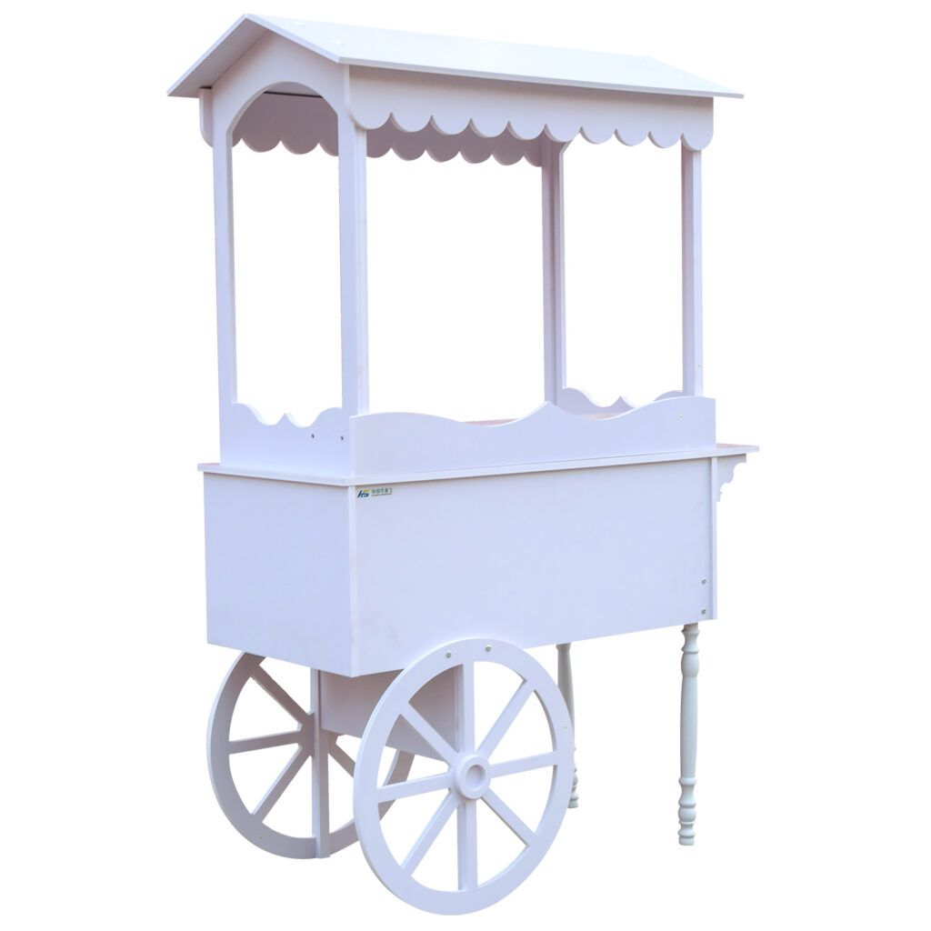 Wholesale Candy Cart Wood & PVC Candy Cart Decorative Wedding Candy Cart Other Party Decorations for Parting Wedding Birthdays