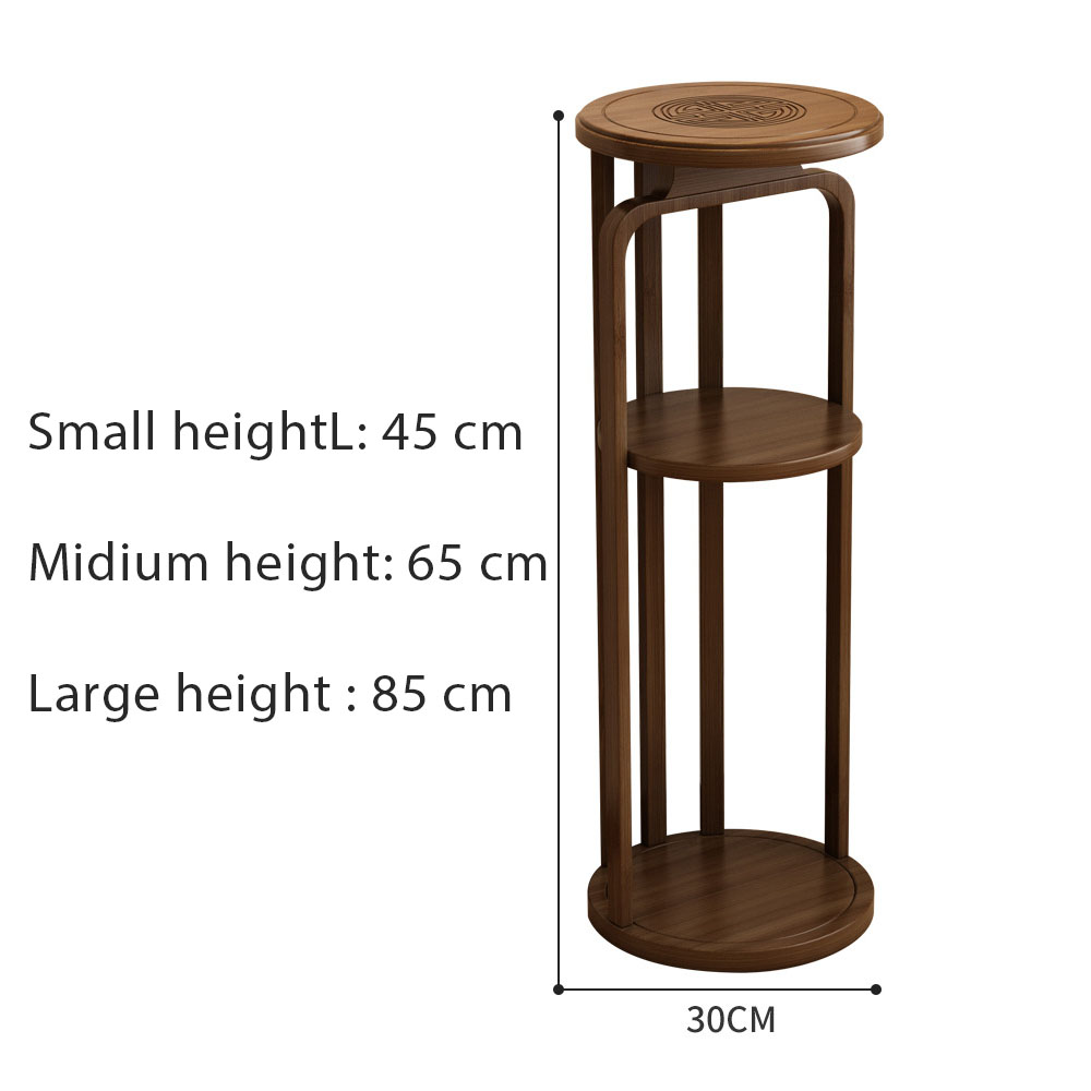 Bamboo plant stands for indoor plant holder stand wood plant stand Modern Flower Plant Shelf Holder - Image 4