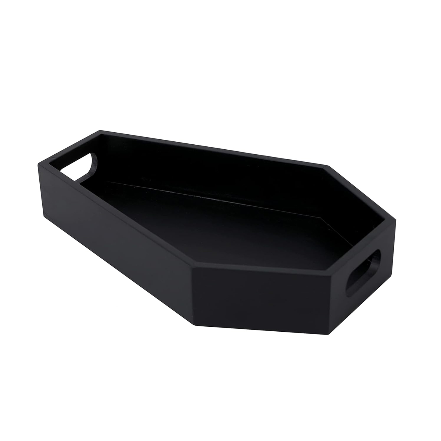 Coffin Tray Wooden Serving Tray Coffin Shape Serving Tray Spooky Gothic Home Decor Halloween decor coffin shaped mailer box Witchy Home Decor