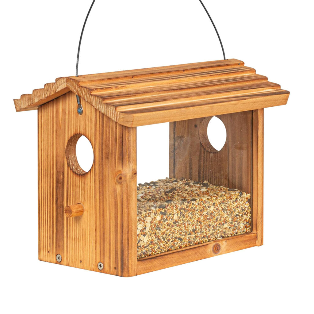 Bird Feeders for Outdoors Cardinal Bluebird Birdfeeder for Garden Decoration Yard