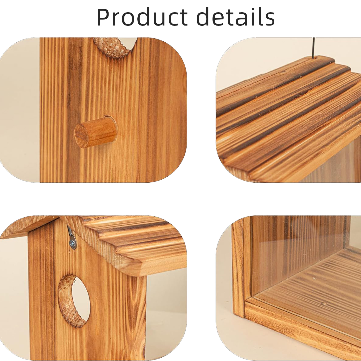 Bird Feeders for Outdoors Cardinal Bluebird Birdfeeder for Garden Decoration Yard - Image 4