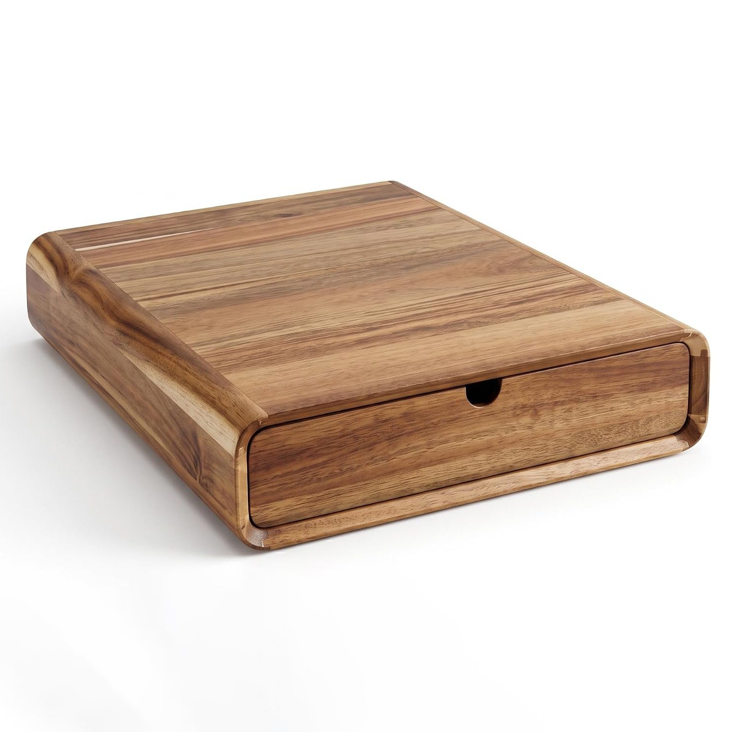 Wooden Coffee Capsule Storage Drawer - Large Capacity K-Cup Organizer for Kitchen Counter, Eco-Friendly Coffee Station Decor