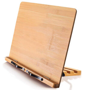 Extra Large 19.75x29.5" Adjustable Drawing Board - 5-Position Portable Tabletop Easel, Natural Beechwood Finish, Lightweight Art Stand for Studio, Outdoor Sketching & Drafting