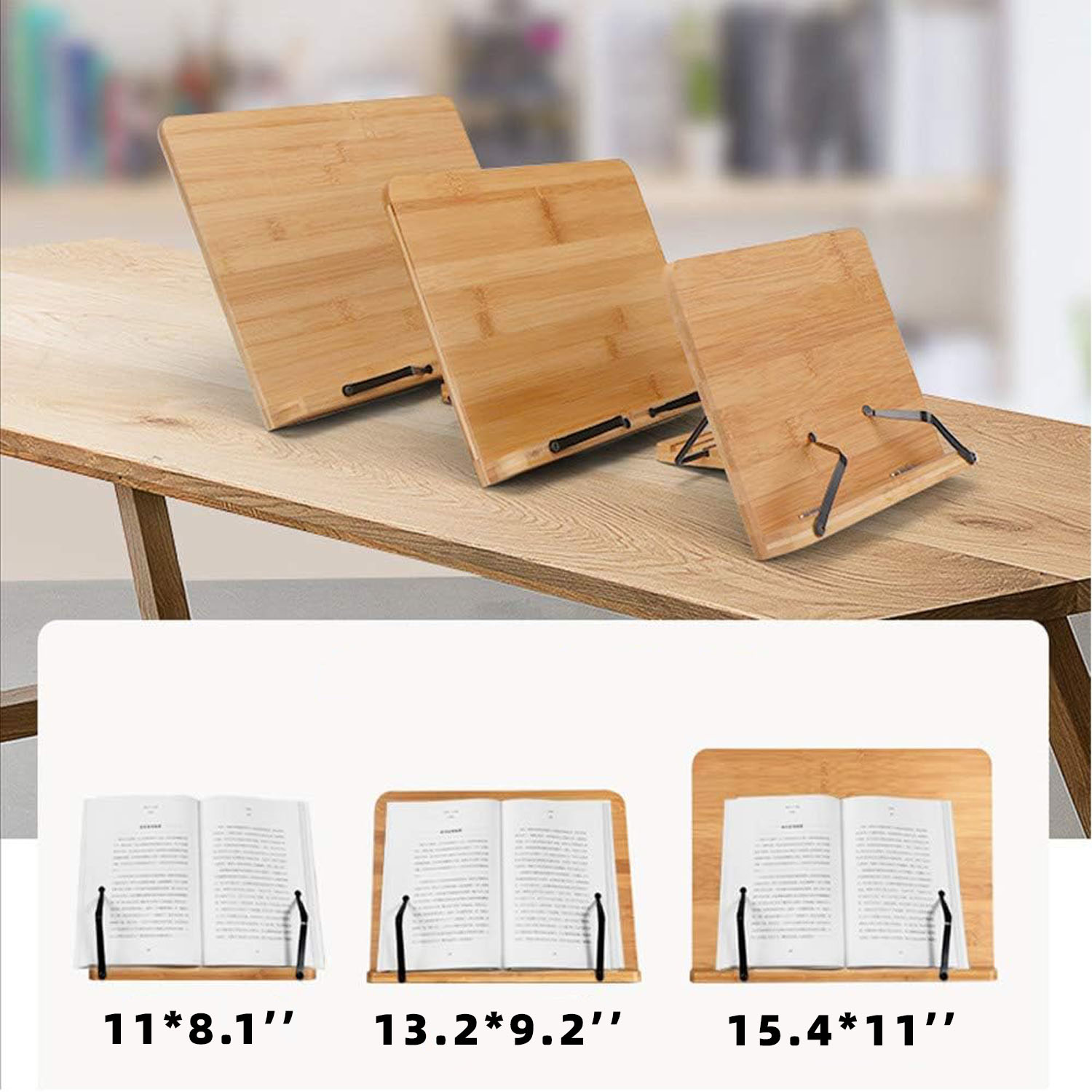 Extra Large 19.75x29.5" Adjustable Drawing Board - 5-Position Portable Tabletop Easel, Natural Beechwood Finish, Lightweight Art Stand for Studio, Outdoor Sketching & Drafting - Image 4