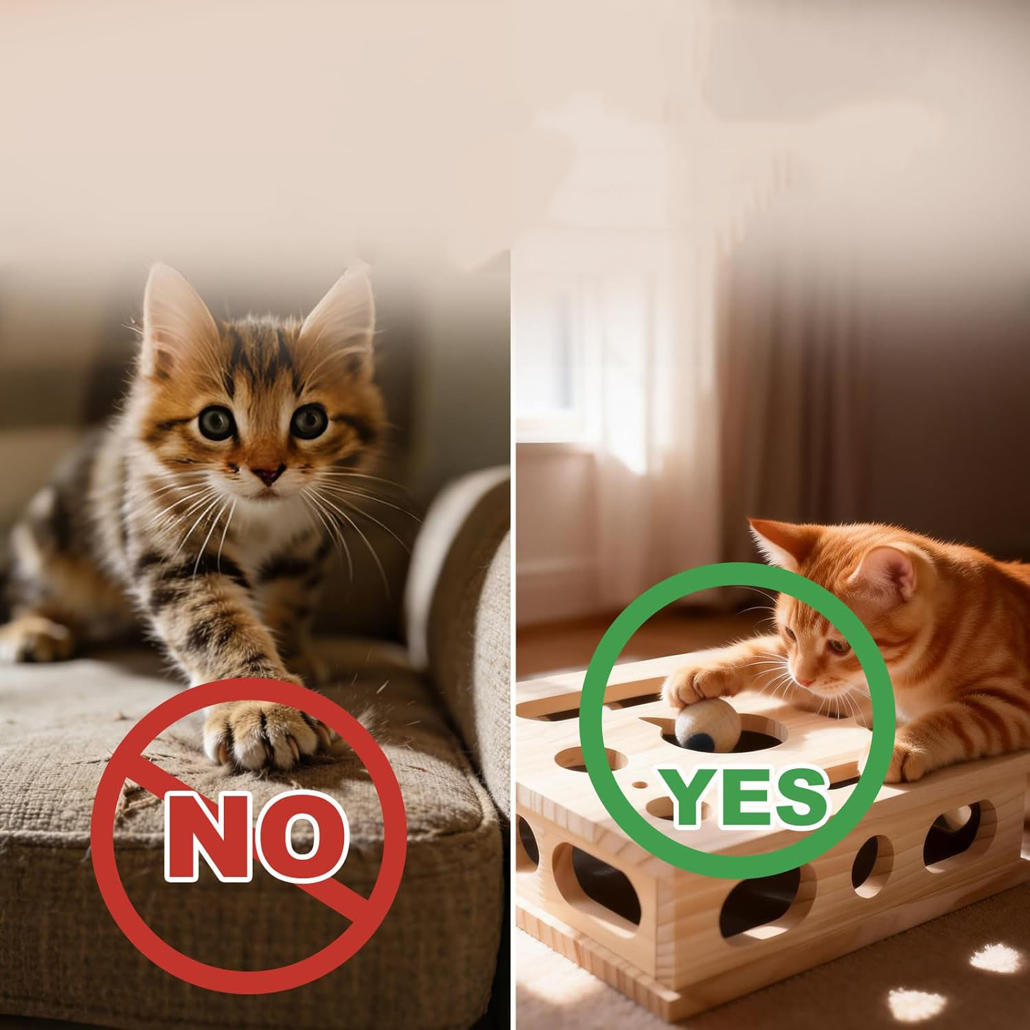 2026 New Model Eco-Friendly Cat Nail File Enrichment Box Sandpaper Stress-Free Alternative Trimming Nails Cat Toys - Image 5