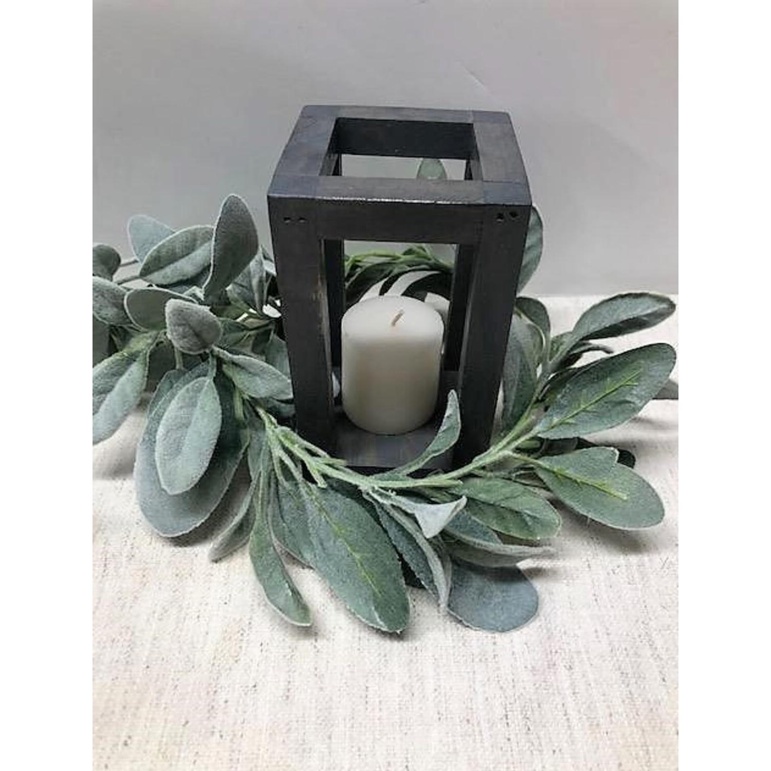 Rustic Wooden Lantern – Farmhouse Wedding Table Centerpiece & Home Decor - Image 4