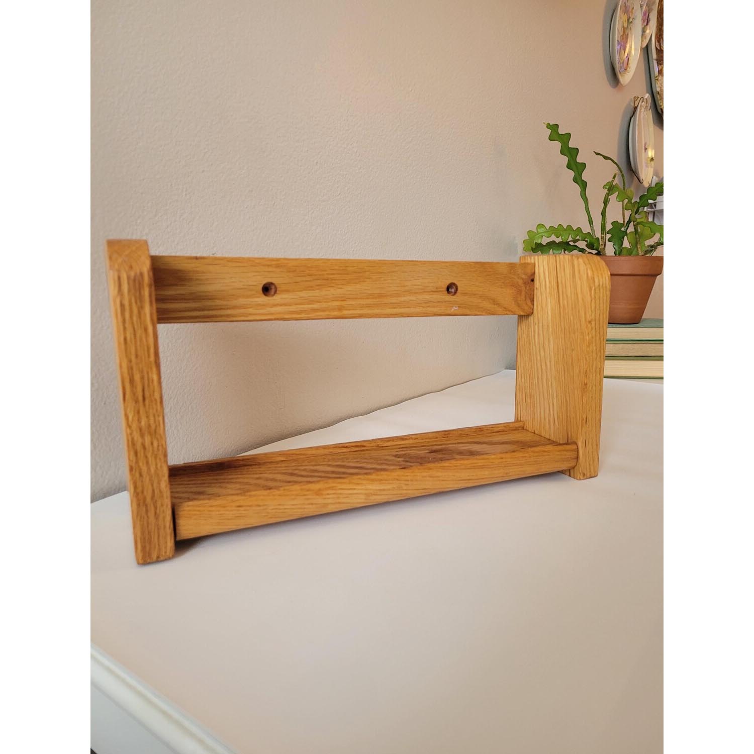Rustic Recycled Wood Floating Shelves Set of 3 – Wall Mounted Storage Box Shelves for Wall Decor - Image 2