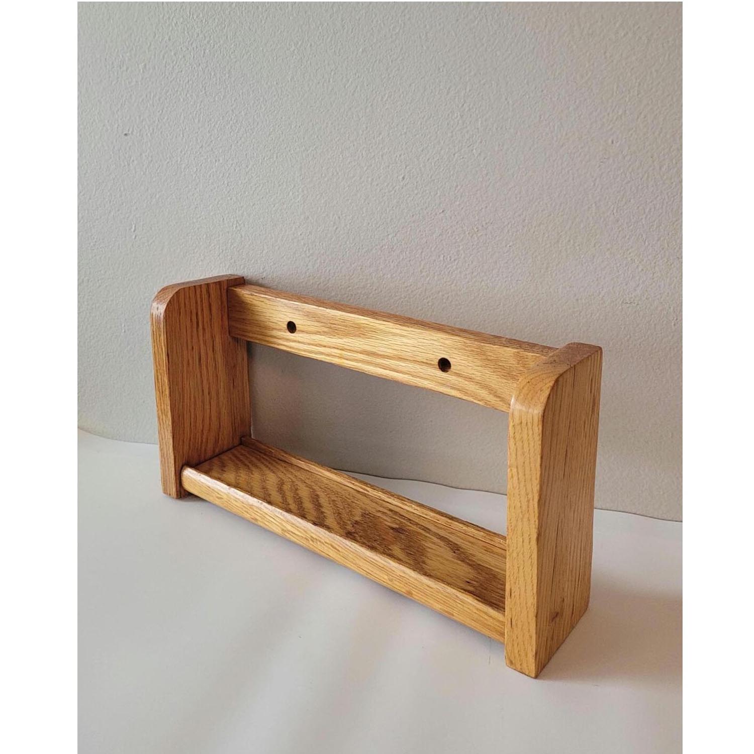 Rustic Recycled Wood Floating Shelves Set of 3 – Wall Mounted Storage Box Shelves for Wall Decor - Image 3