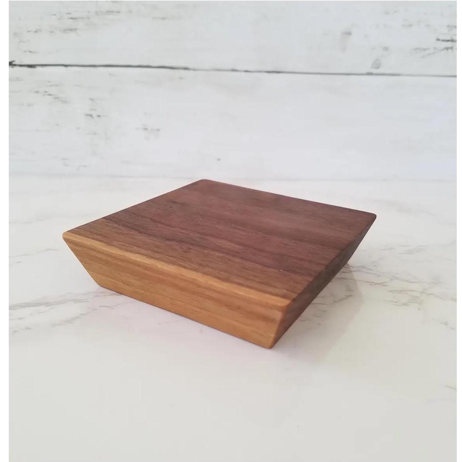 Solid Walnut Wood Display Stand – Ideal Wooden Display Base for Plants, Candles, Vases & Home Decorations