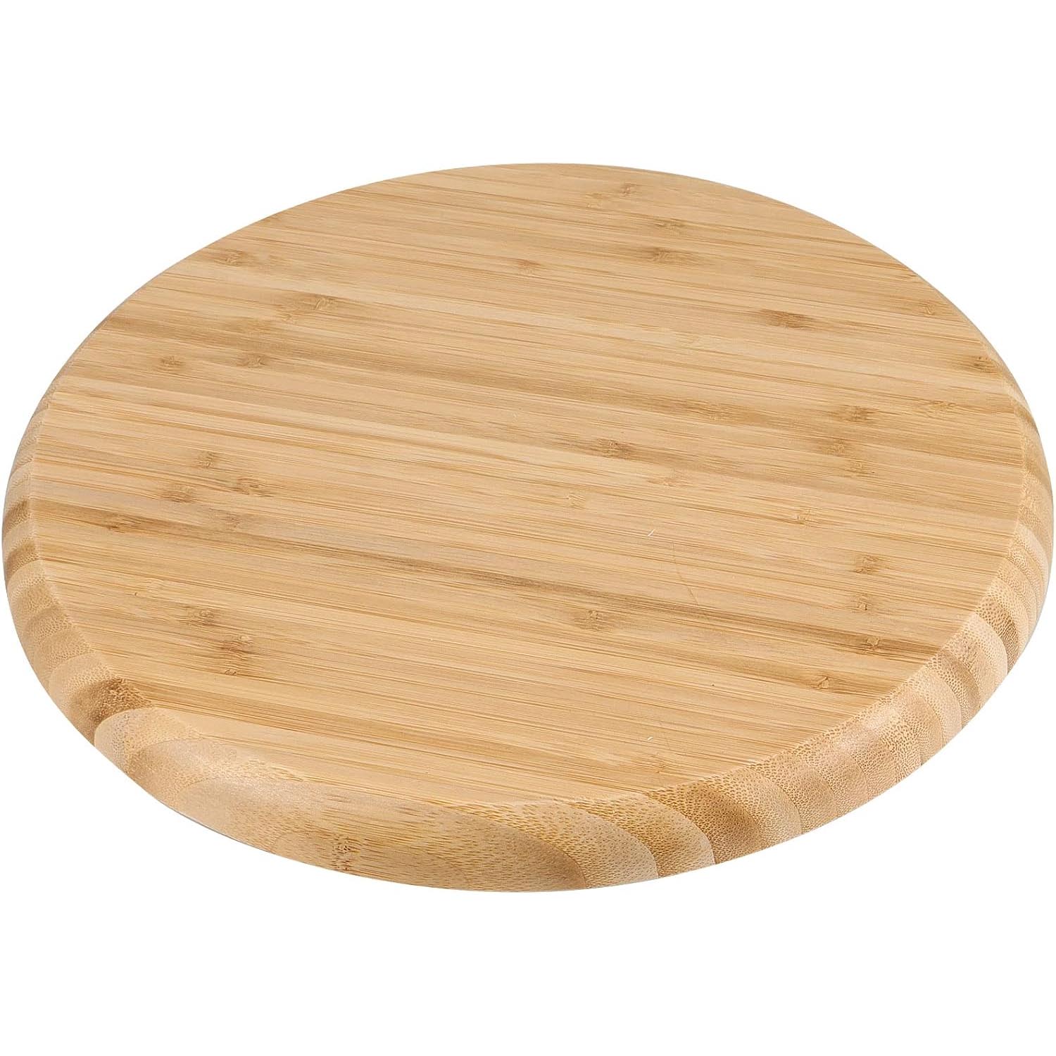 Round Bamboo Serving Tray – Finely Polished Round Platter for Fruit & Bread - Image 6