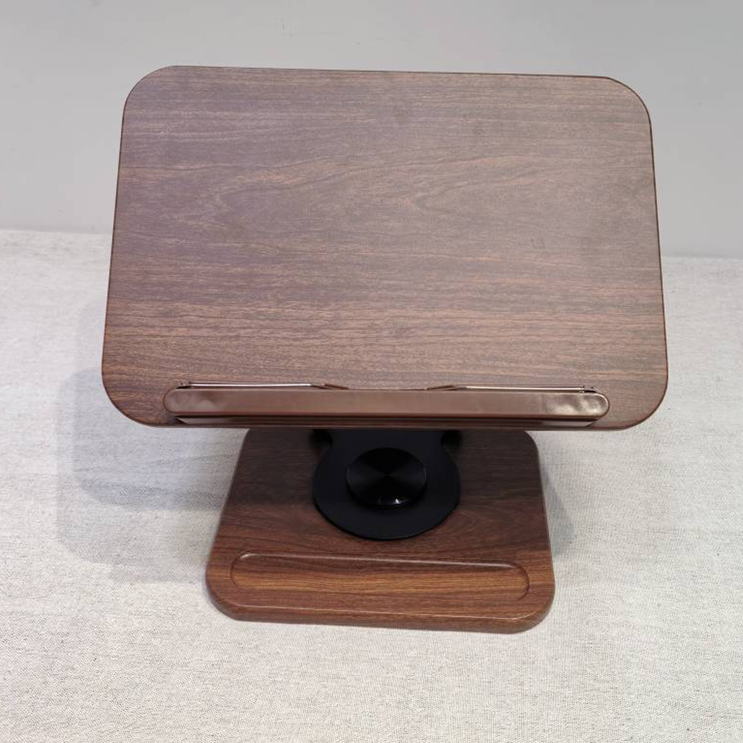 Wooden Rotating Book Stand Adjustable Reading Holder Children Desktop Book Shelf for Toddler Reading Study - Image 3