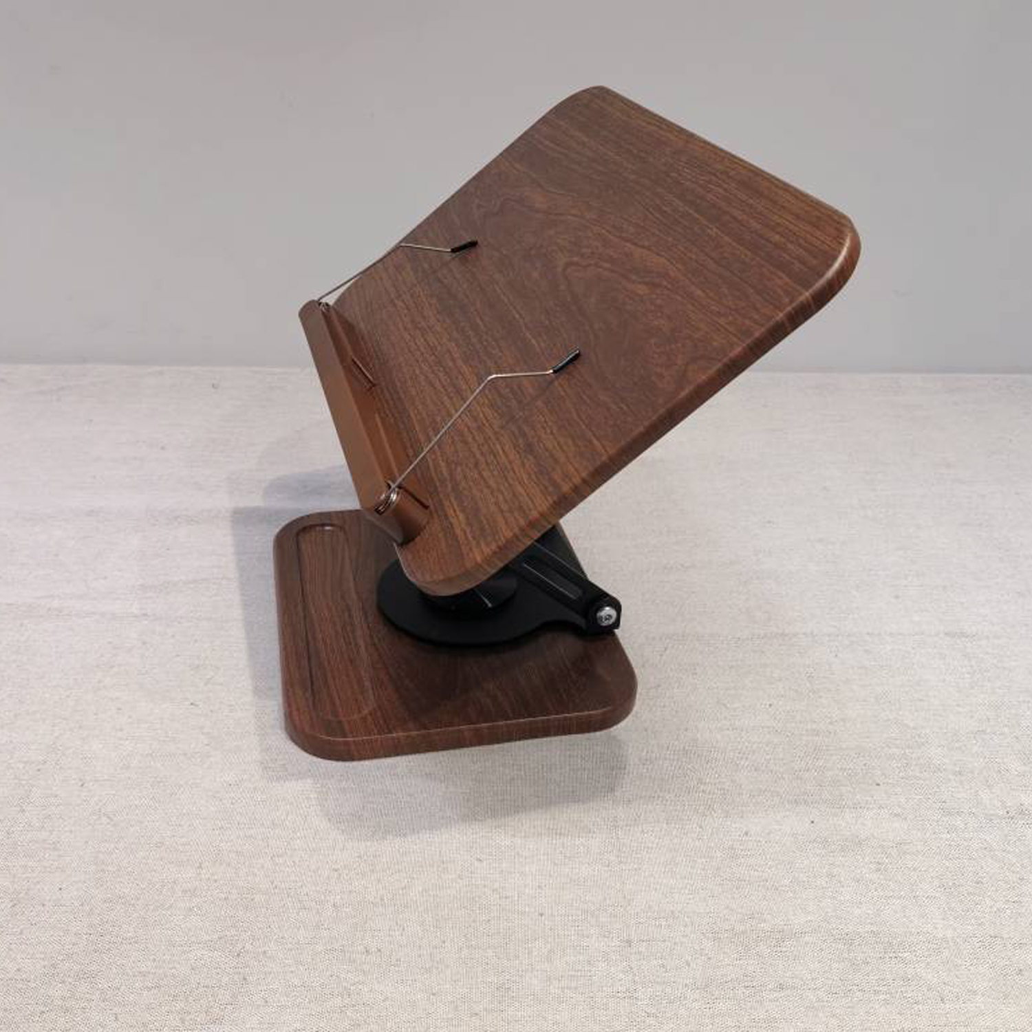 Wooden Rotating Book Stand Adjustable Reading Holder Children Desktop Book Shelf for Toddler Reading Study - Image 5