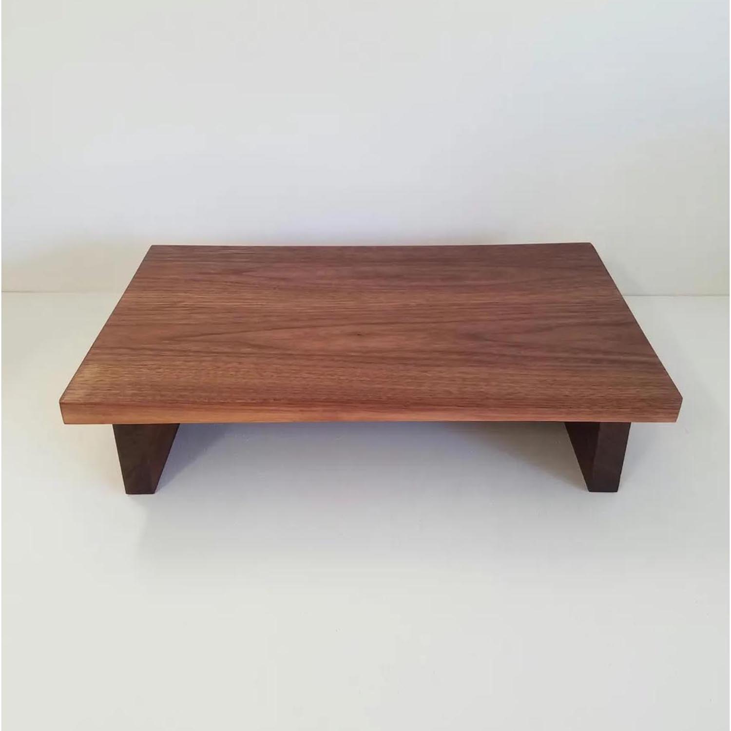 Walnut Wood Wall Display Shelf – Kitchen Storage Ledge & Home Wall Decor Shelving - Image 4